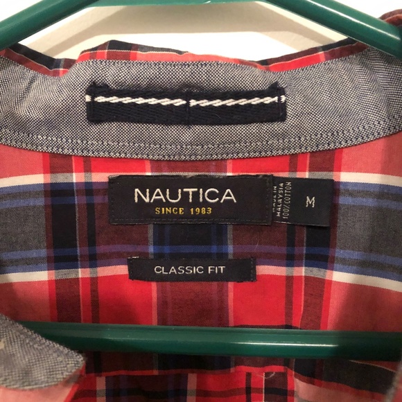 Nautica Plaid Button Down - Picture 2 of 3